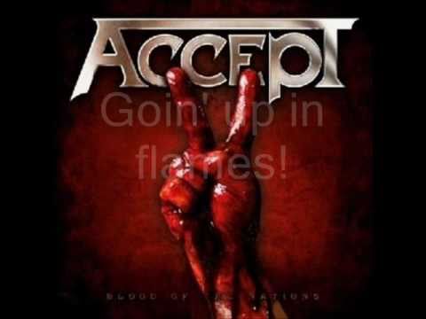 Текст песни Accept - The Abyss