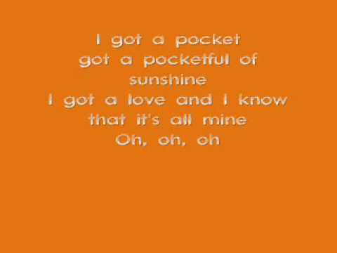 Текст песни  - Pocketful Of Sunshine (The Ugly Truth OST)