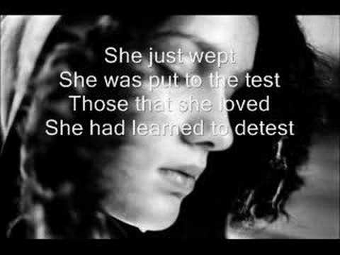 Текст песни  - She Just Wept