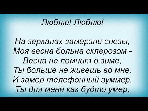Текст песни Таисия Повалий - Не Помню