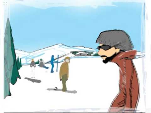 Текст песни  - Любовь на сноуборде