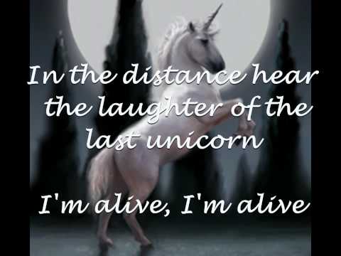 Текст песни  - The Last Unicorn