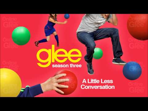 Текст песни Glee Cast - A Little Less Conversation