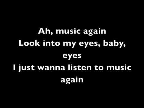 Текст песни Adam Lambert - Music Again