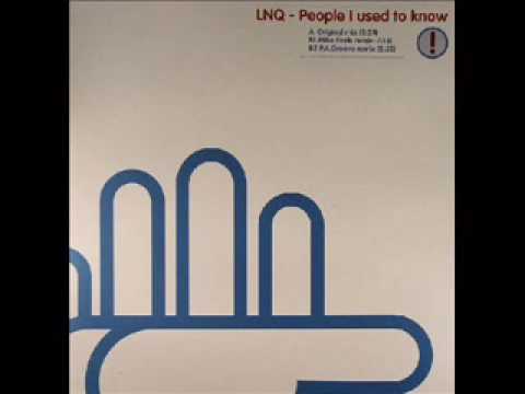 Текст песни DJ Tiesto - LNQ-People I Used To Know