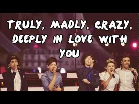 Текст песни One Direction - Truly Madly Deeply