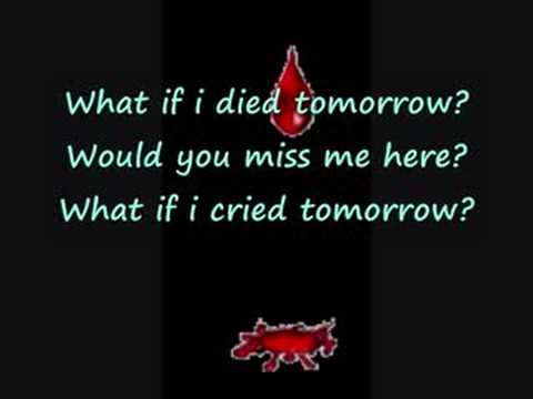 Текст песни  - What If I Died Tomorrow