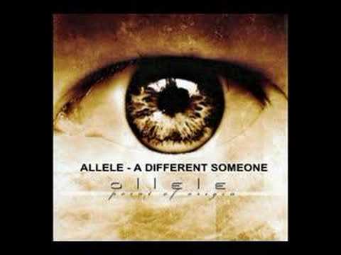 Текст песни Allele - A Different Someone