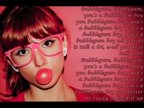 Текст песни  - Bubblegum Boy