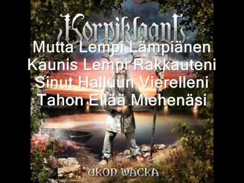 Текст песни Korpiklaani - Louhen Yhdeksäs Poika