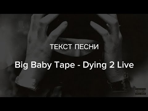 Текст песни  - Dying 2 Live