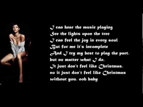 Текст песни Rihanna - It Just Dont Feel Like Christmas Without You
