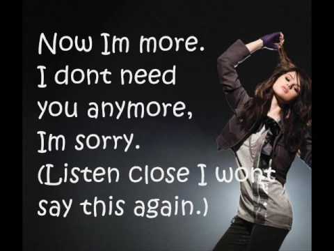 Текст песни Selena Gomez - I Wont Apologize