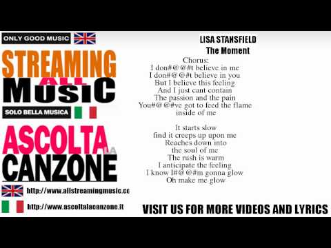 Текст песни Lisa Stansfield - The Moment