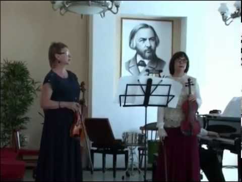 Текст песни  - Сомнение (М.Глинка), с ф-но и скрипкой