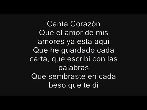Текст песни Alejandro Fernandez - Canta Corazón