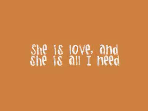 Текст песни  - She Is Love