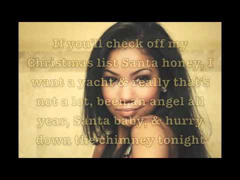 Текст песни  - Santa Baby