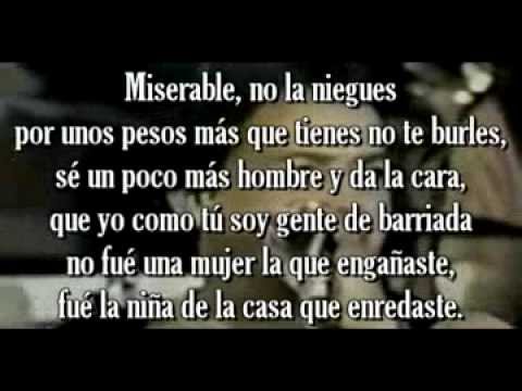 Текст песни Grupo Niche - Miserable