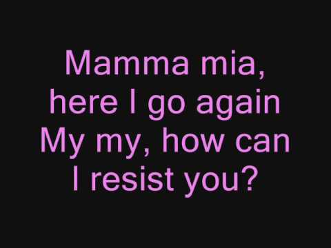Текст песни АВВА - Мама миа на английском