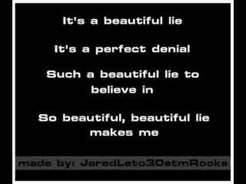 Текст песни  Seconds To Mars. - Beautiful Lie Instrumental