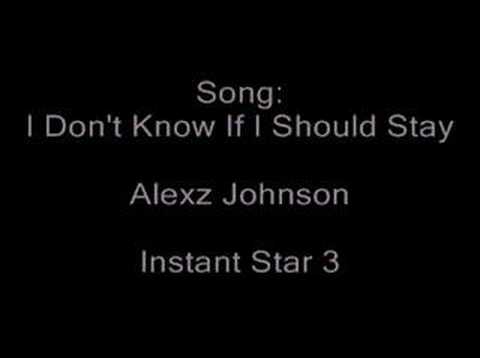 Текст песни Alexz Johnson - If I Should Stay