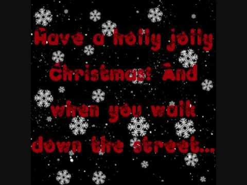 Текст песни  - A Holly Jolly Christmas