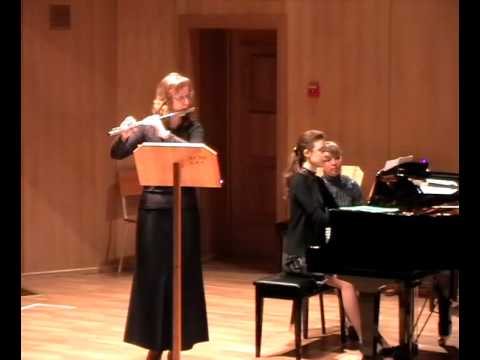 Текст песни Эдисон Денисов - Пьеса №1 для флейты и ф-но