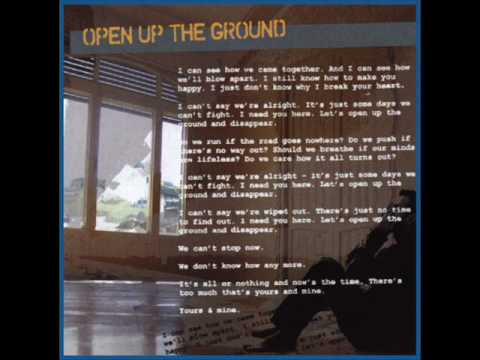 Текст песни Mesh - Open Up The Ground