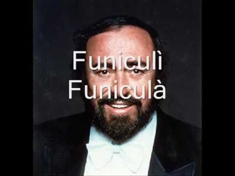 Текст песни  - Funiculi Funicula