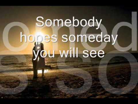 Текст песни  - somebody & s me